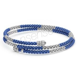 LAGOS Ultramarine Ceramic Beaded
Wrap Bracelet
